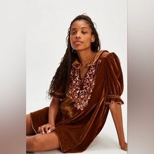 Free People Freya Floral Mini Dress